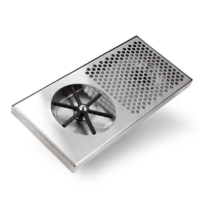 Espresso Parts 7"x15"x7/8" Rinser with Side Spray