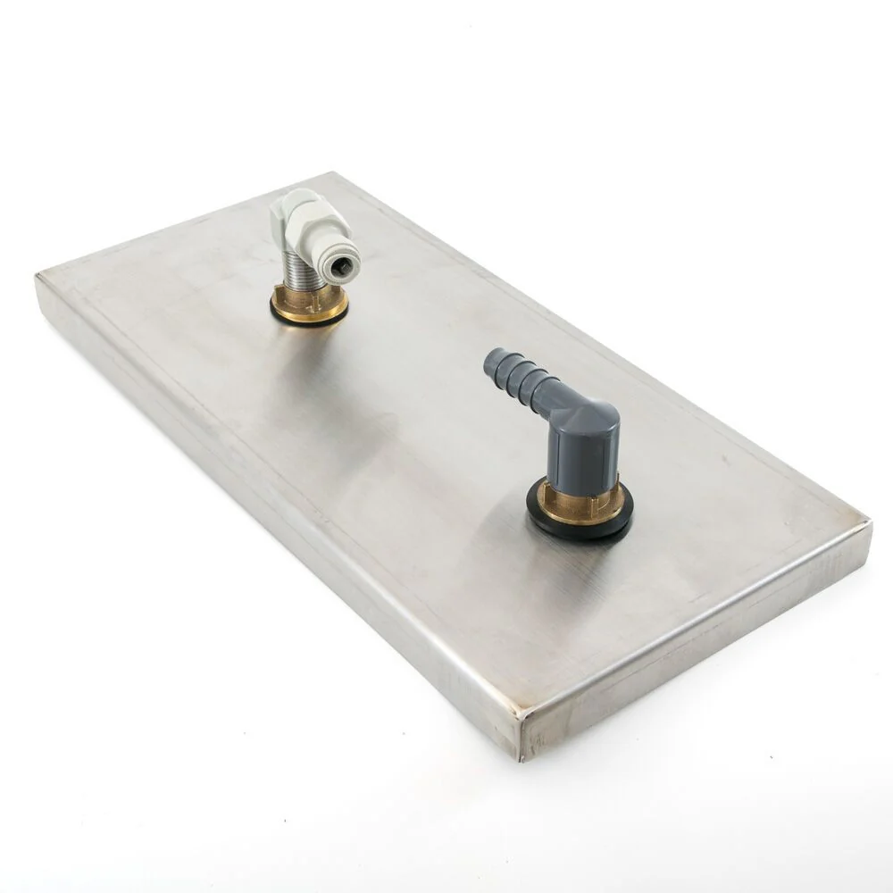 Espresso Parts 7"x15"x7/8" Rinser with Side Spray - Image 4