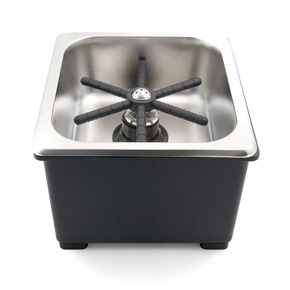 Espresso Parts Counter Top Rinser 6"x6"x2" Pan Size