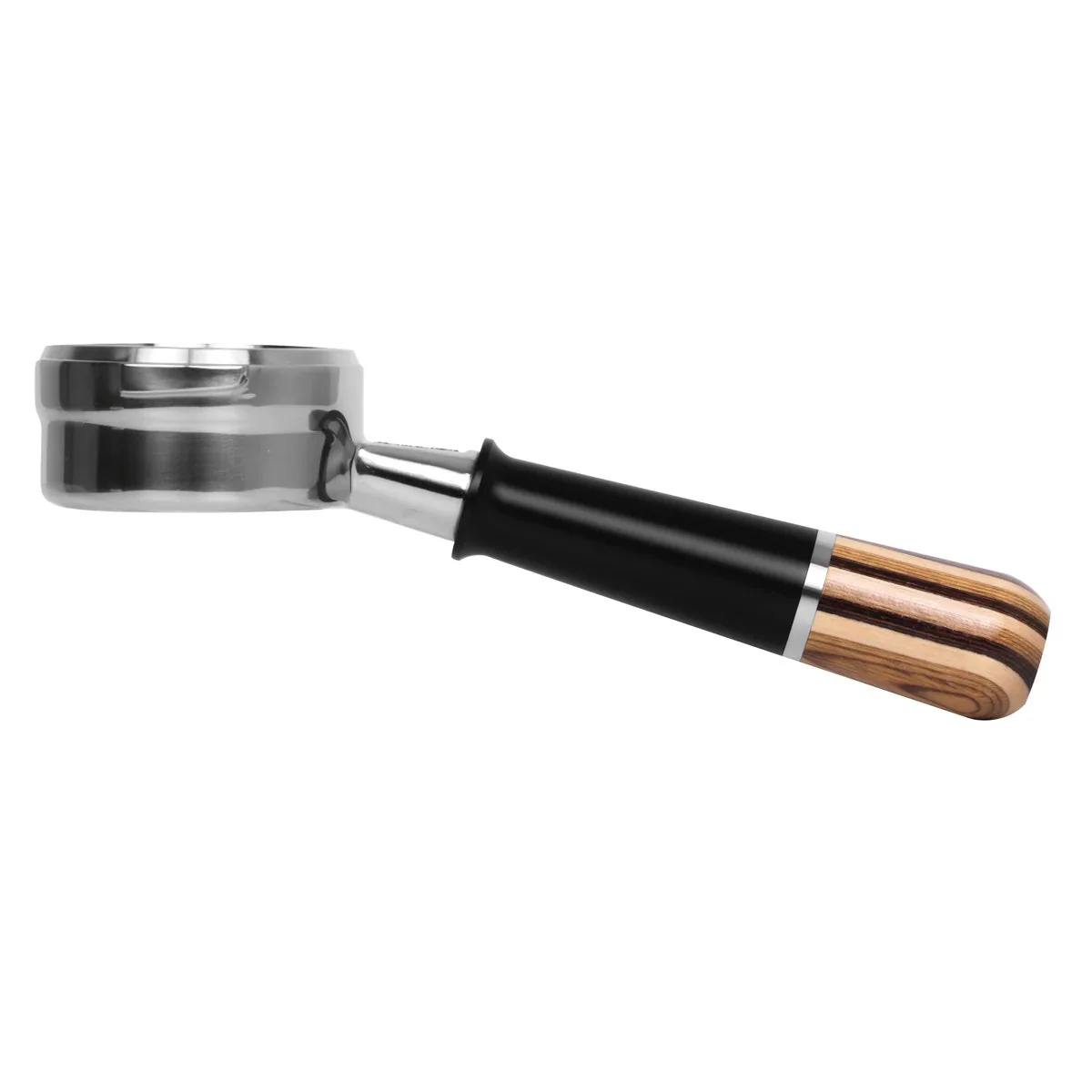 Pesado Stainless Steel Bottomless Hybrid Portafilter (Breville 54mm) - Image 7